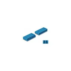 LWL Kupplung HD LC Octuplex Buchse zu LC Octuplex Buchse blau