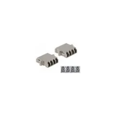 LWL Kupplung LC Quad Buchse zu LC Quad Buchse Singlemode Metall