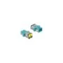 LWL Kupplung mit Laserschutzklappe SC Simplex Buchse zu SC Simplex Buchse Multimode aqua
