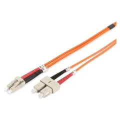 LWL Patchkabel, LC SC MM, OM2, 50 125 , Duplex 1m