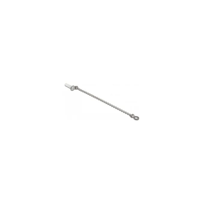 LWL Staubschutzkappe mit Kette für LC Stecker weiß — image 2