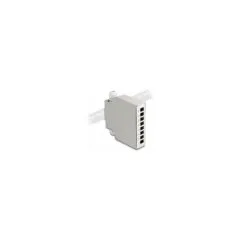 LWL Verteilerbox für Hutschiene 8 Port grau