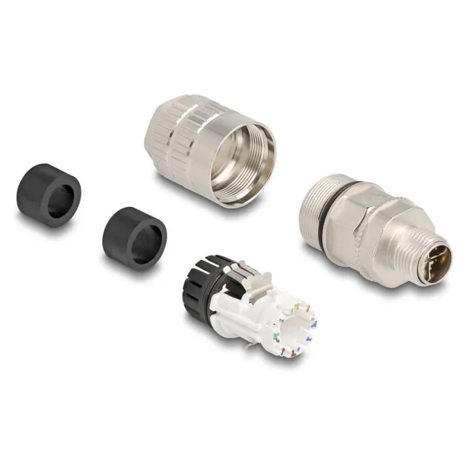 M12 Stecker X-kodiert 8 Pin feldkonfektionierbar Cat.6A — image 2