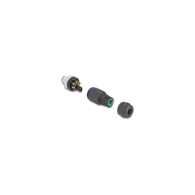 M12 Steckverbinder A-kodiert 8 Pin Stecker zur Montage mit Schraubanschluss — image 3