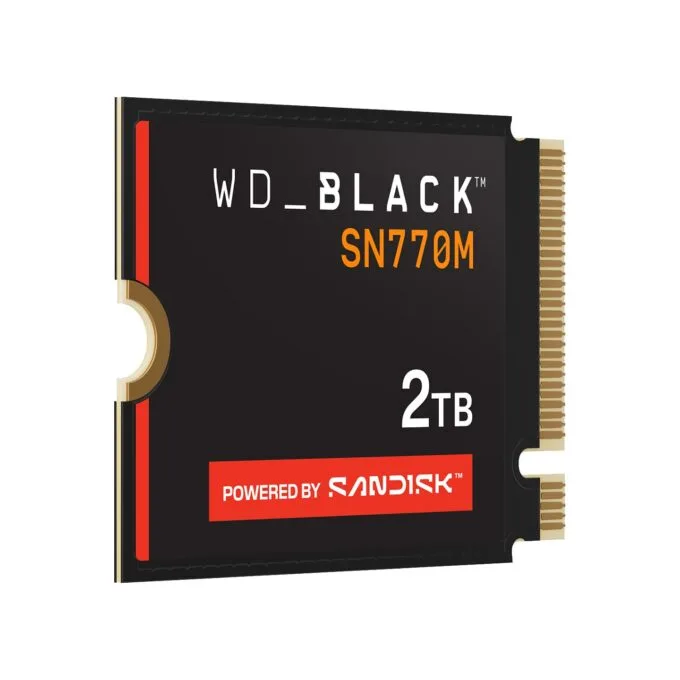 M.2 2TB WD Black SN770M WDBDNH0020BBK-WRSN intern 2230 - PCIe 4.0 x4 — image 2