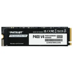 M.2 500GB Patriot P400 PCIe 4.0 5000 3000 Heatsink