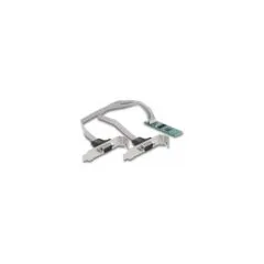 M.2 Karte zu 2 x Seriell RS-232 DB9 mit Standard und Low Profile Slotblenden