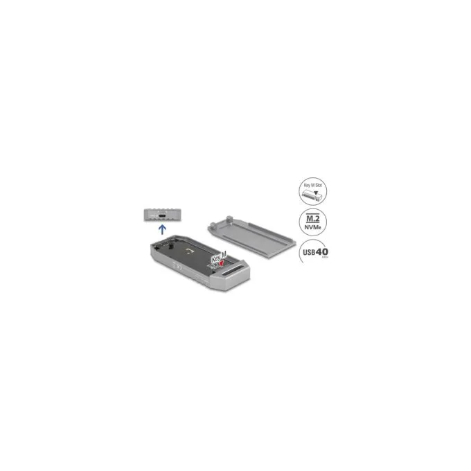 M.2 NVMe SSD Gehäuse USB 40 Gbps - werkzeugfrei — image 6