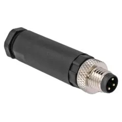 M8 Steckverbinder A-kodiert 3 Pin Stecker zur Montage mit Schraubanschluss