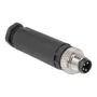 M8 Steckverbinder A-kodiert 4 Pin Stecker zur Montage mit Schraubanschluss
