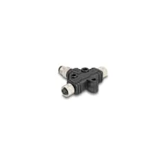 M8 T-Splitter A-kodiert 3 Pin 1 x Stecker zu 2 x Buchse Parallelschaltung