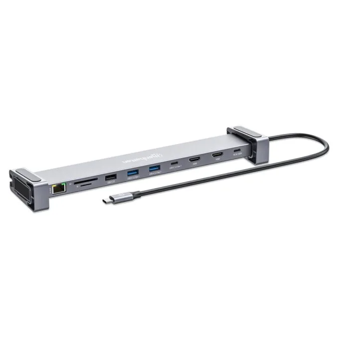MANHATTAN 10-in-1 4K USB-C PD Dockingstation 2xHDMI — image 2