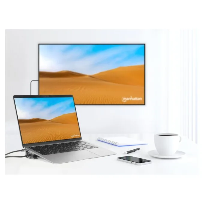 MANHATTAN 10-in-1 4K USB-C PD Dockingstation 2xHDMI — image 3