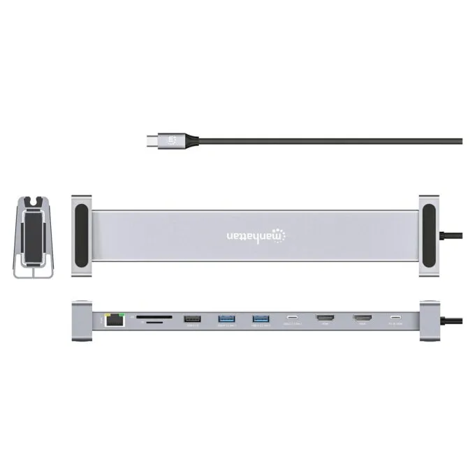 MANHATTAN 10-in-1 4K USB-C PD Dockingstation 2xHDMI — image 5