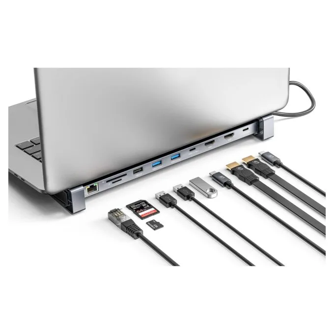 MANHATTAN 10-in-1 4K USB-C PD Dockingstation 2xHDMI — image 8