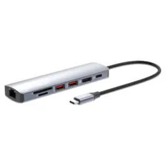 MANHATTAN 7-in-1 4K USB-C Dockingstation 1xHDMI 2xUSB 10Gb s