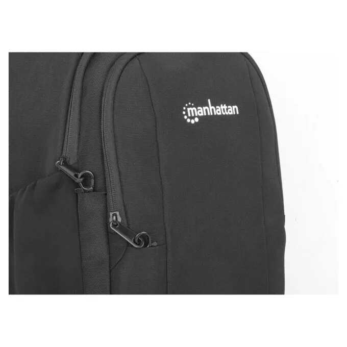 MANHATTAN Amsterdam Notebook-Umhängetasche 13.3' schwarz — image 8