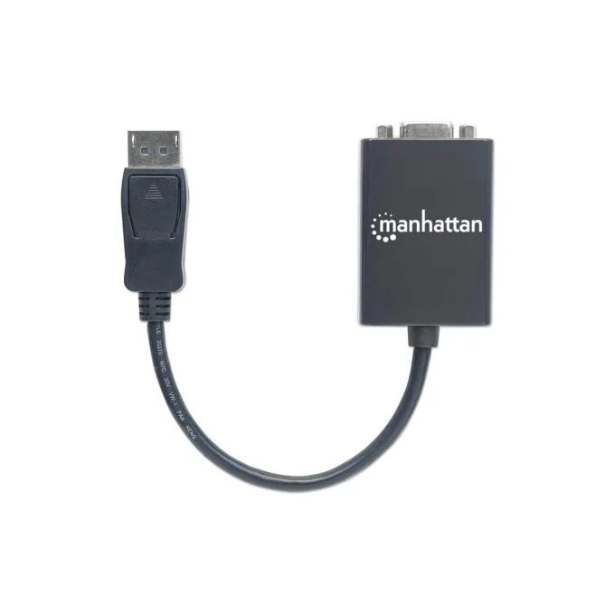 MANHATTAN DisplayPort auf VGA Konverter zum einfachen Anschluss von PCs mit DisplayPort an VGA-Monitore. Beamer und mehr — image 4