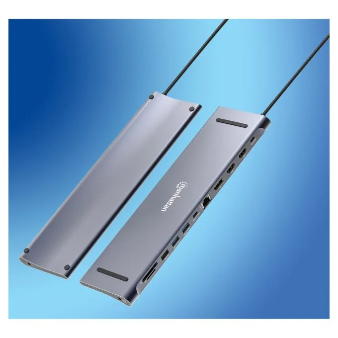 MANHATTAN Dockingstation 12-in-1 4K 1xHDMI 2xDP 3xUSB-A — image 9