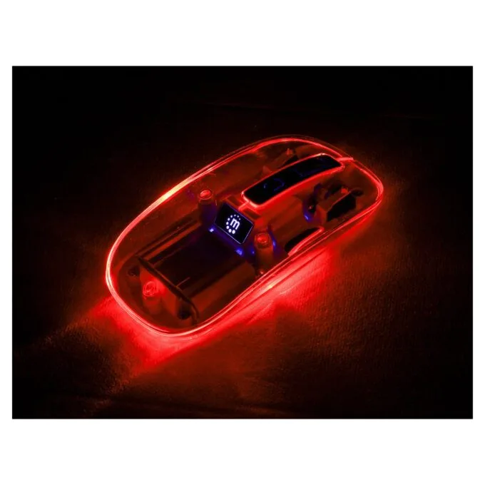 MANHATTAN Funkmaus USB-A 4Tasten RGB LED schwarz transparent — image 5