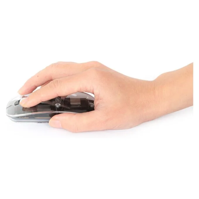 MANHATTAN Funkmaus USB-A 4Tasten RGB LED schwarz transparent — image 8