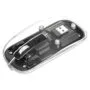MANHATTAN Funkmaus USB-A 4Tasten RGB LED schwarz transparent