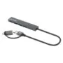 MANHATTAN Kombo-Hub 4Port USB 3.0 Typ-C Typ-A 4xUSB-A Buchse
