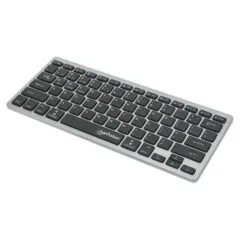 MANHATTAN Slim Funktastatur anthrazit Bluetooth 3.0 2.4GHz
