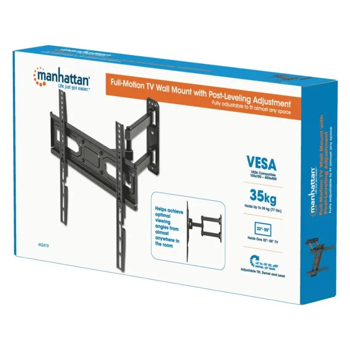 MANHATTAN TV-Wandhalterung 32'-55' 35kg FullMotion — image 8