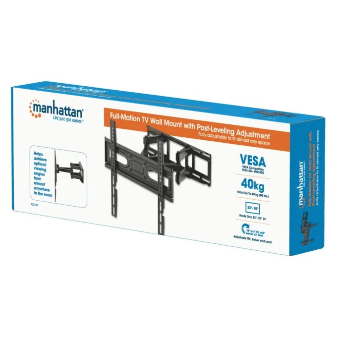 MANHATTAN TV-Wandhalterung 32'-70' 40kg Full Motion — image 9