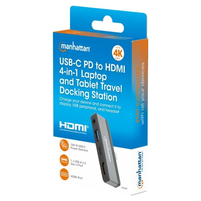 MANHATTAN USB-C PD auf HDMI 4-in-1 Mobile Dockingstation — image 11