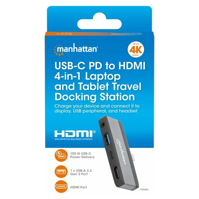 MANHATTAN USB-C PD auf HDMI 4-in-1 Mobile Dockingstation — image 13