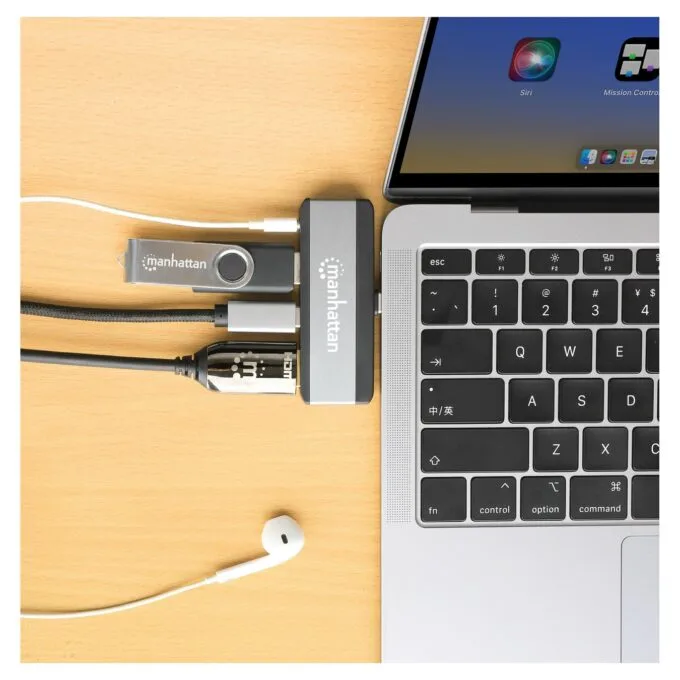 MANHATTAN USB-C PD auf HDMI 4-in-1 Mobile Dockingstation — image 6