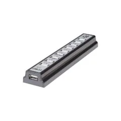 MANHATTAN USB-HUB 10-Port USB 2.0 Desktop Hub schwarz