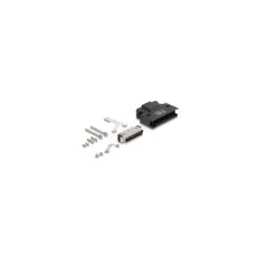 MDR Stecker 50 Pin Lötanschluss mit Gehäuse
