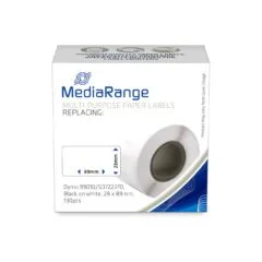 MediaRange Etikettenrollen ersetzt DYMO 99010 S0722370, 29,0 x 89,0 mm