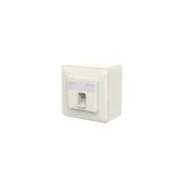 METZ CONNECT Anschlussdose E-DAT C6A IDC 1 Port AP reinwei
