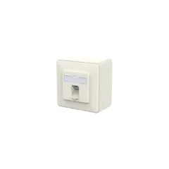 METZ CONNECT Anschlussdose E-DAT C6A IDC 1 Port AP reinwei
