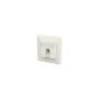 METZ CONNECT Anschlussdose E-DAT C6A IDC 1 Port UP reinwei