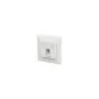 METZ CONNECT Anschlussdose E-DAT C6A IDC 1 Port UP verkehrswei