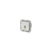 METZ CONNECT Anschlussdose E-DAT C6A IDC 1 Port UPk reinwei
