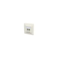 METZ CONNECT Anschlussdose E-DAT C6A IDC 2 Port UP reinwei