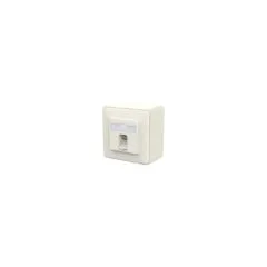 METZ CONNECT Anschlussdose E-DAT C6A LSA++ 1 Port AP reinwei