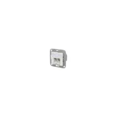 METZ CONNECT Anschlussdose E-DAT C6A LSA++ 2 Port UPk verkehrswei