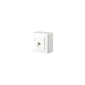 METZ CONNECT Anschlussdose ISO IEC Cat.6A E-DAT 1 Port AP reinwei