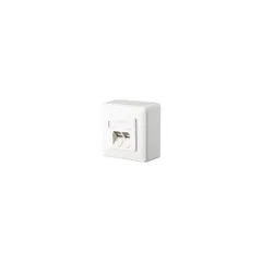 METZ CONNECT Anschlussdose ISO IEC Cat.6A E-DAT 2 Port AP reinwei