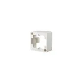 METZ CONNECT Aufputzrahmen 85x85x43mm 1fach reinweiss