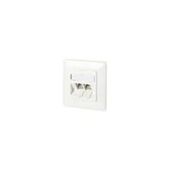 METZ CONNECT C6Amodul 2 Port 180 M UP-Dose reinweiss RAL9010