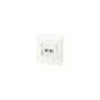 METZ CONNECT C6Amodul 2 Port 180 M UP-Dose reinweiss RAL9010
