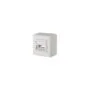 METZ CONNECT Keystone Anschlussdose AP 2 Port unbestuckt reinweiss